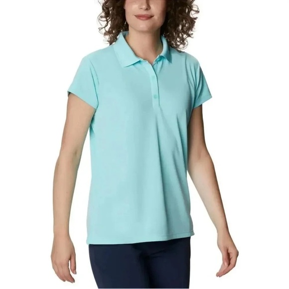 Columbia Womens Tricot 50 UPF Rated Polo Top XS NWT - Picture 1 of 2